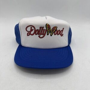 Vintage Dollywood Trucker Hat Blue Snapback 80s 90s Dolly Parton‎ Tennessee